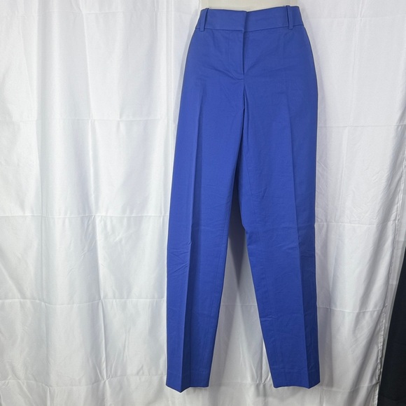 J. Crew Vibrant Blue Straight Leg Pants - Picture 2 of 9
